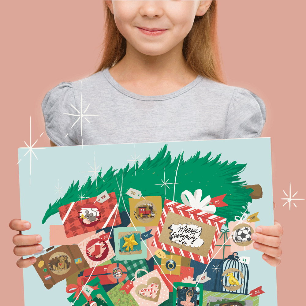 Scratchoff Advent Calendar Inklings Paperie