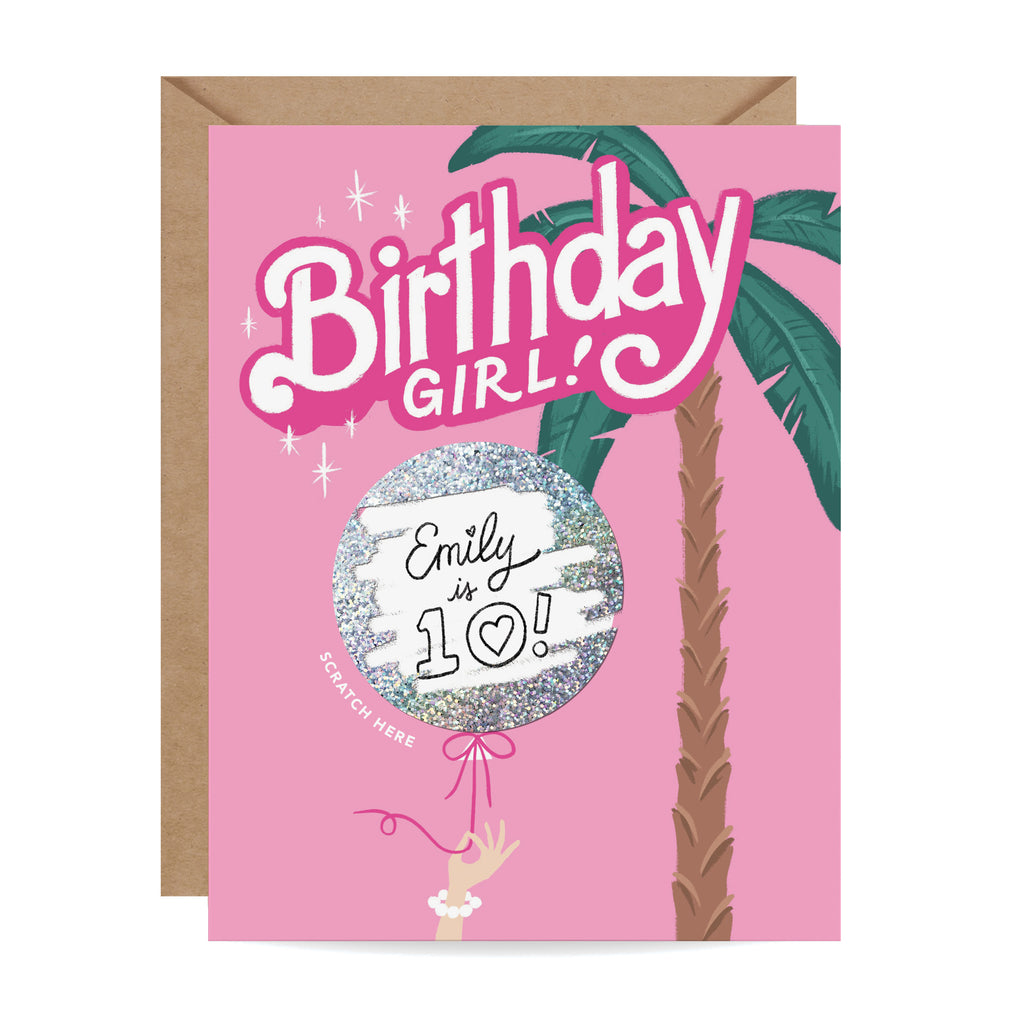 Birthday Girl Scratch-off Card