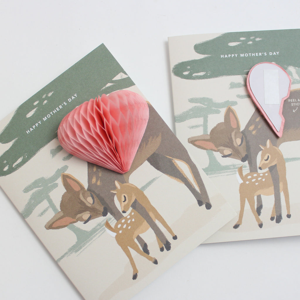 Deer Mama Pop-up Mother's Day Card