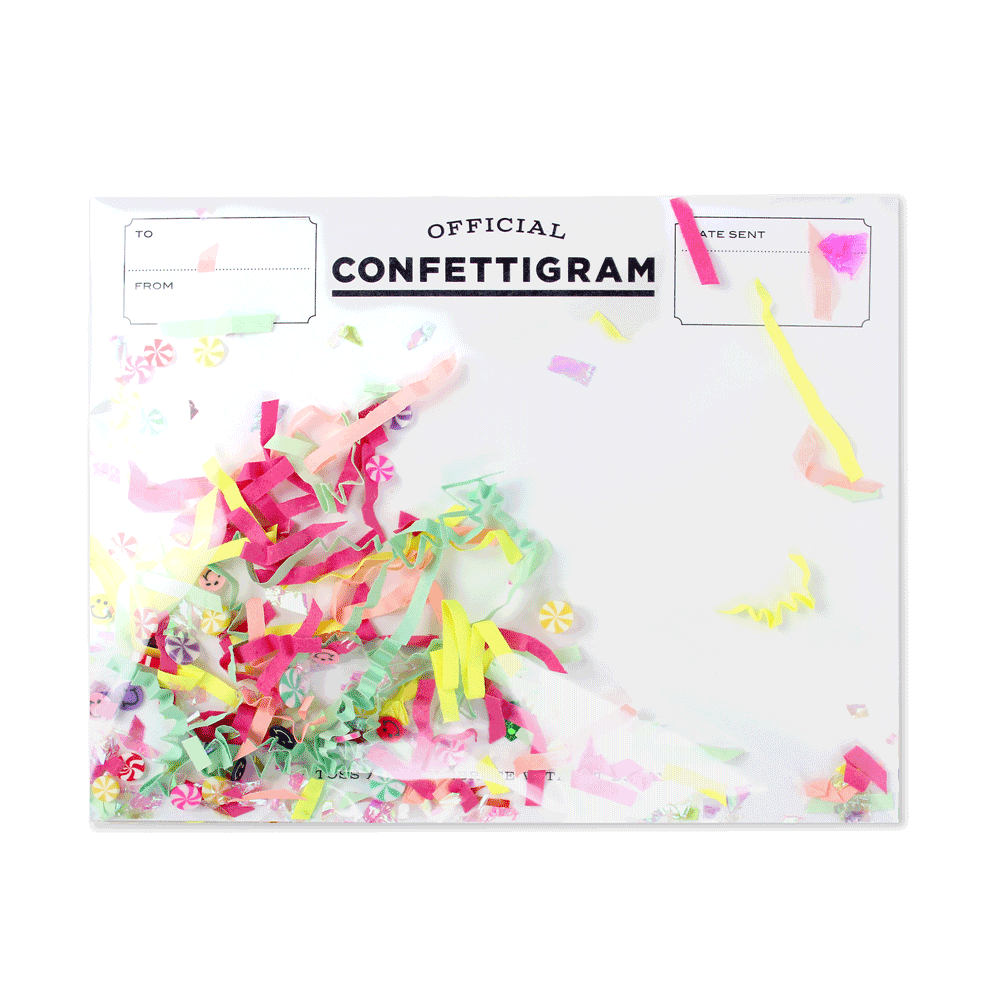 Confettigram™ - Piñata, birthday card, kids birthday, kids, summer. pinata, party, just because