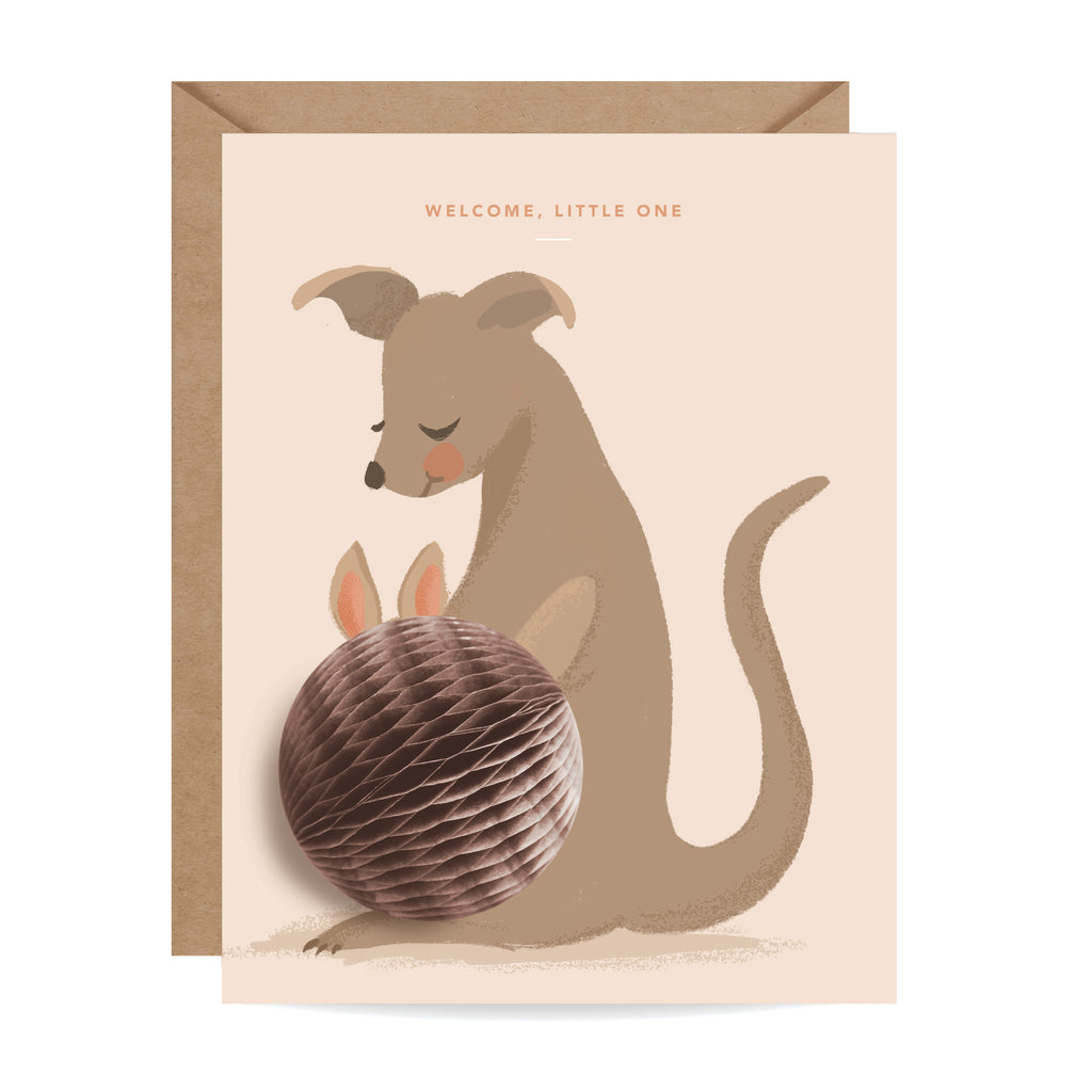 Kangaroo Baby Pop-up Card