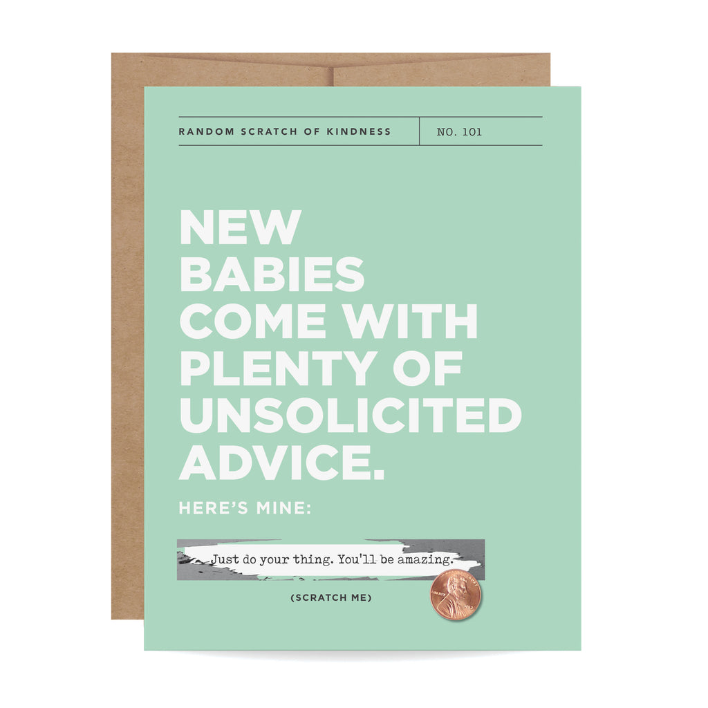 New Babies Scratch-off Card - Inklings Paperie