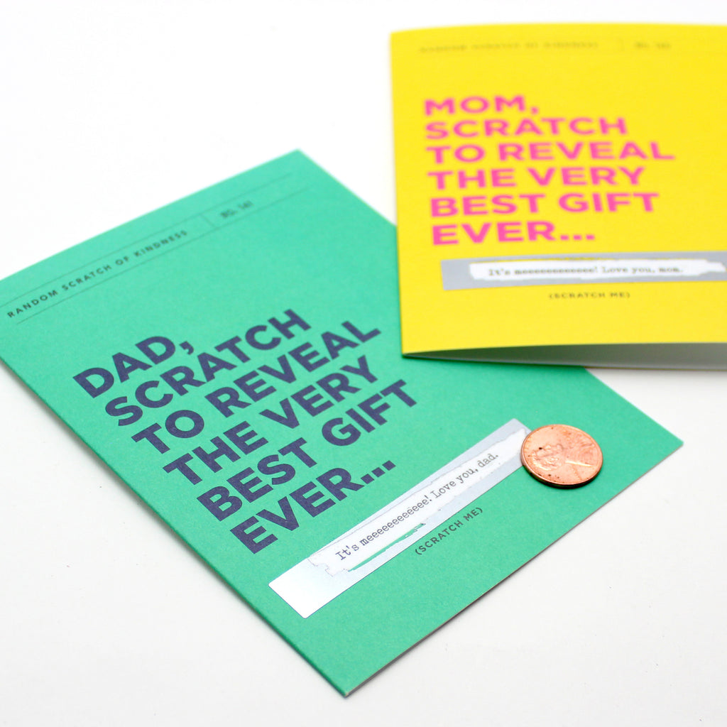 Father's Day, Dad card, Father gift, Scratch off