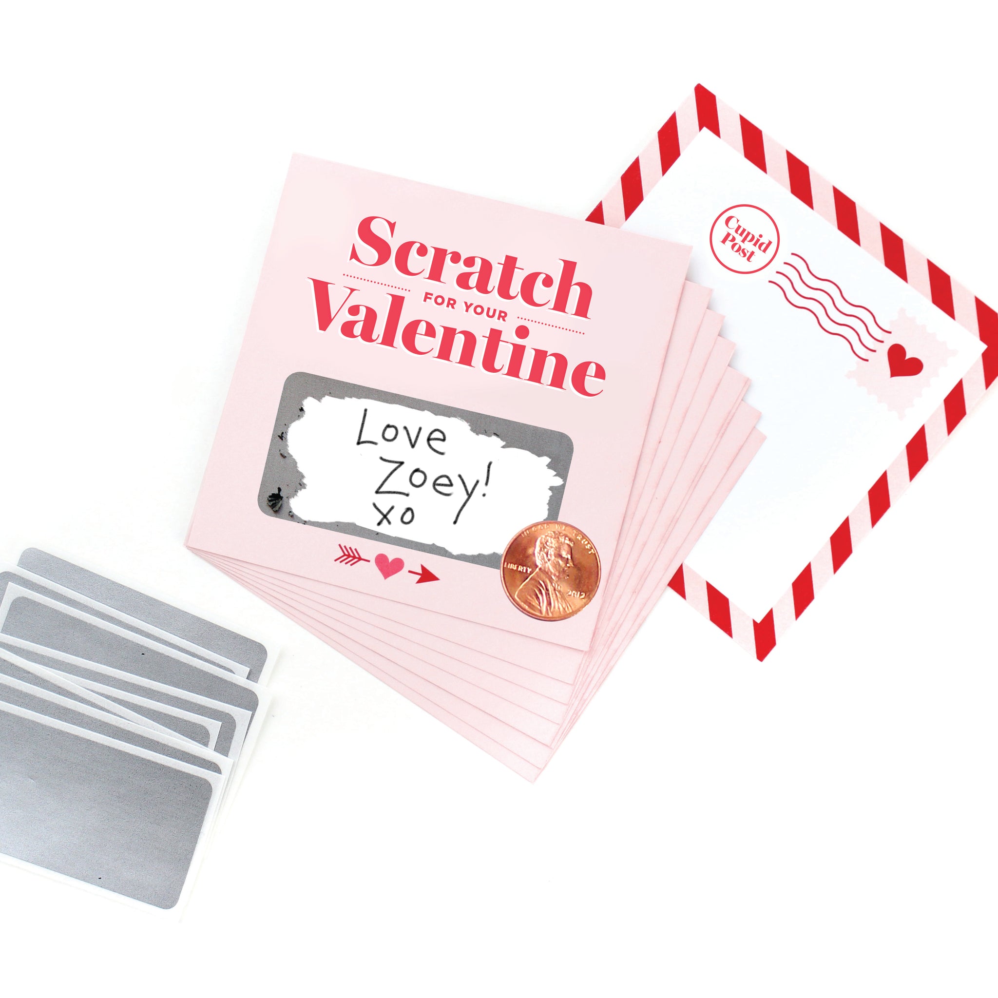 Scratch-off Valentines - Pink – Inklings Paperie