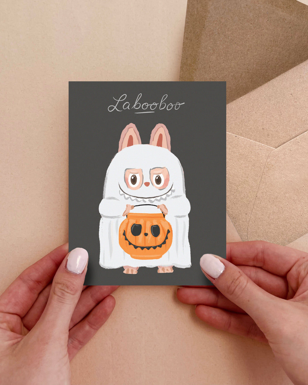 La-Boo-Boo Halloween Card