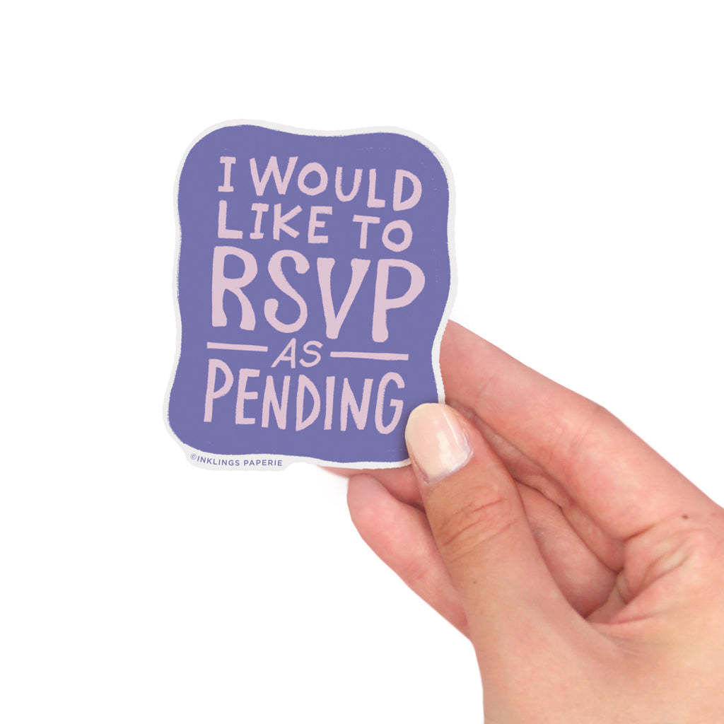 Vinyl Sticker - RSVP as Pending