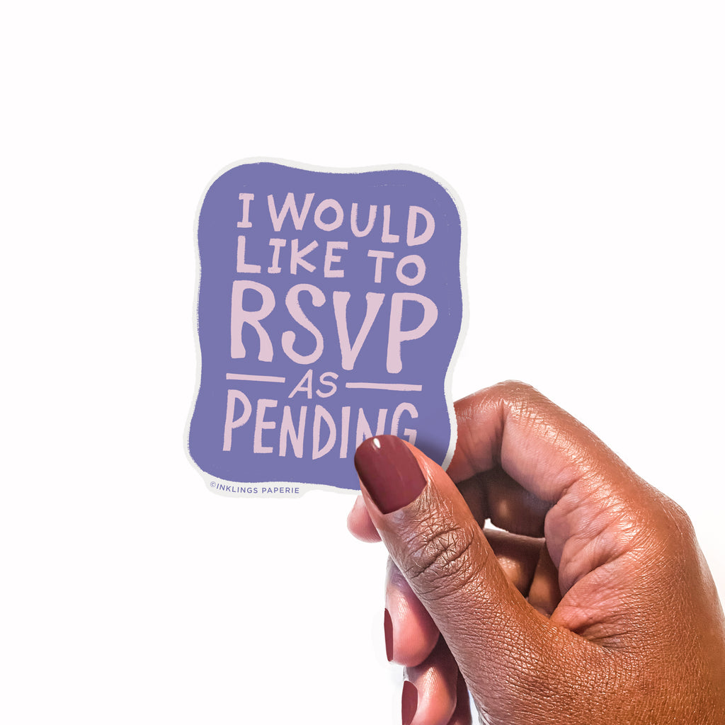 Vinyl Sticker - RSVP as Pending