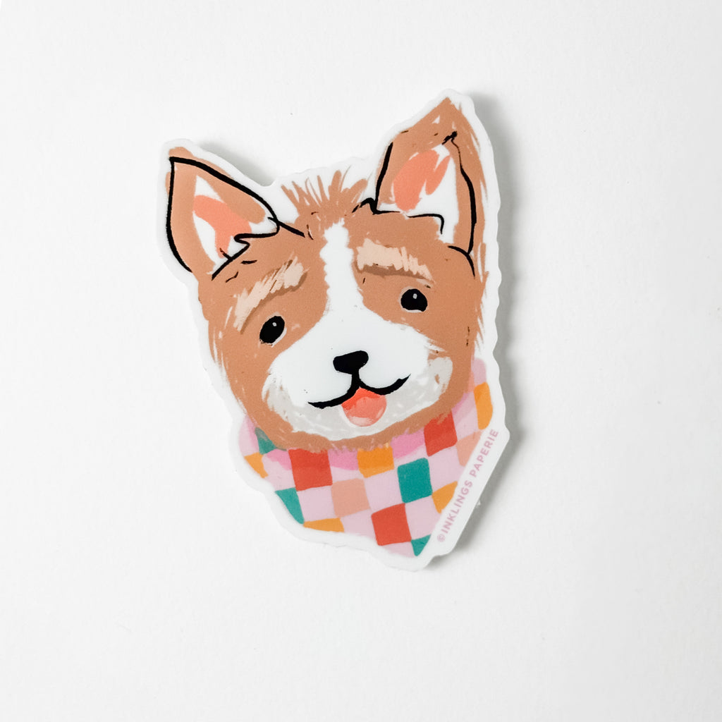 Vinyl Sticker - Bandana Puppy