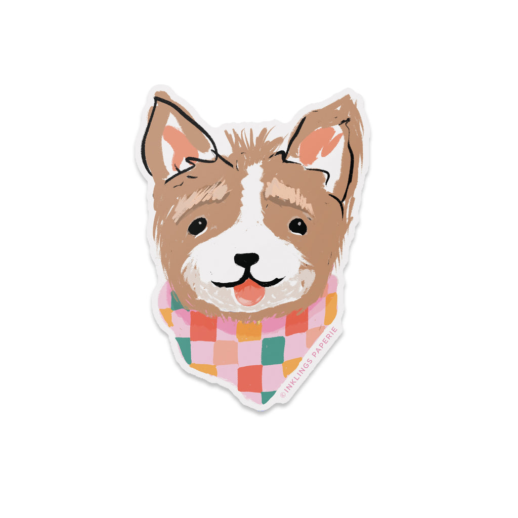 Vinyl Sticker - Bandana Puppy