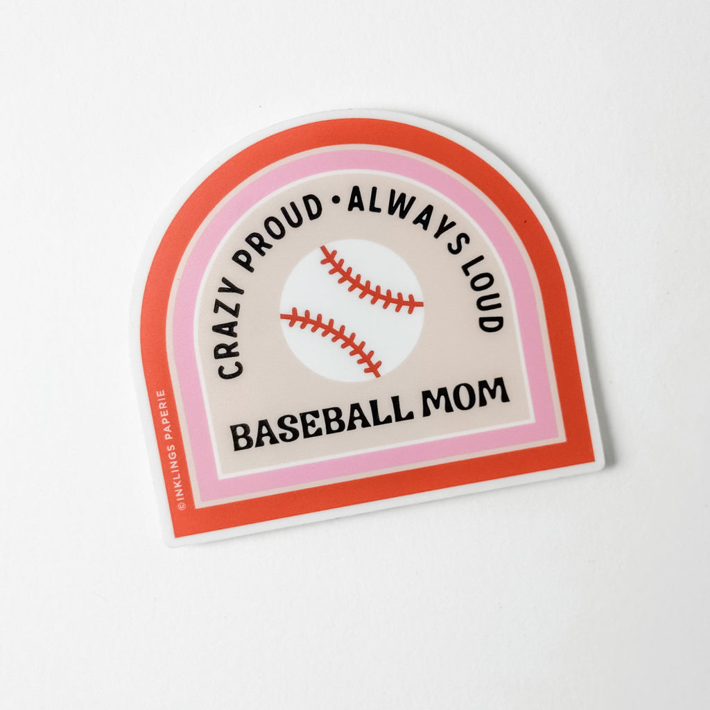 Vinyl Sticker - Baseball Mom