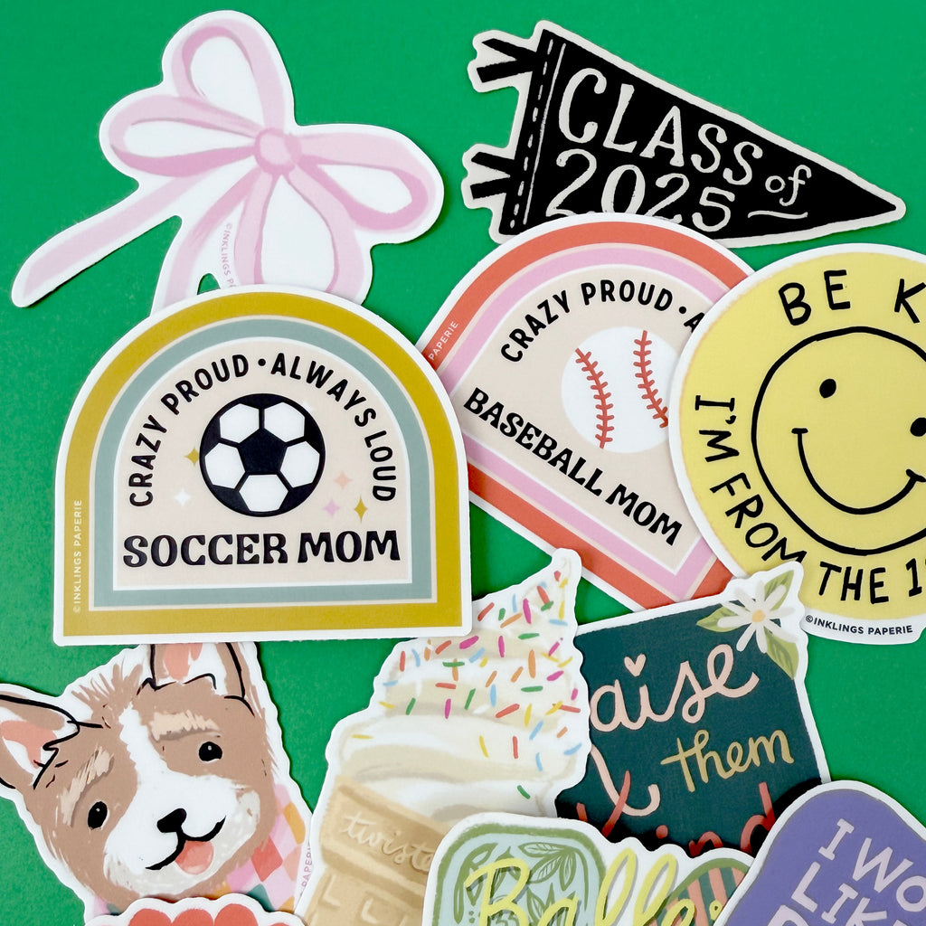 Vinyl Sticker - Baseball Mom