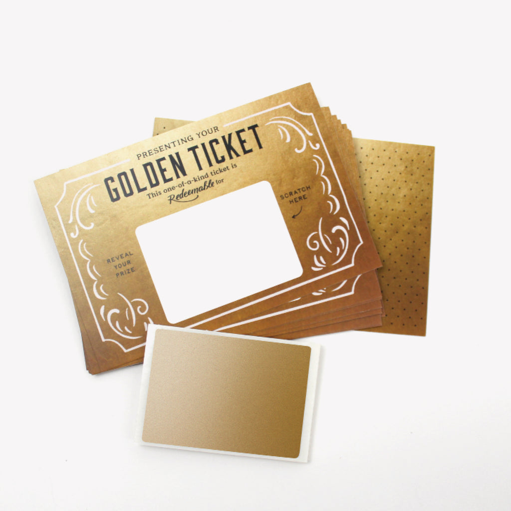 Scratch-off Golden Tickets - Box of 12