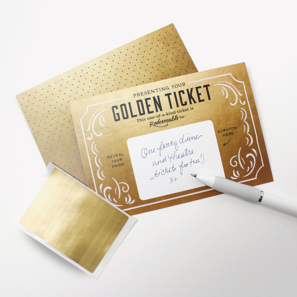 Scratch-off Golden Tickets - Box of 12