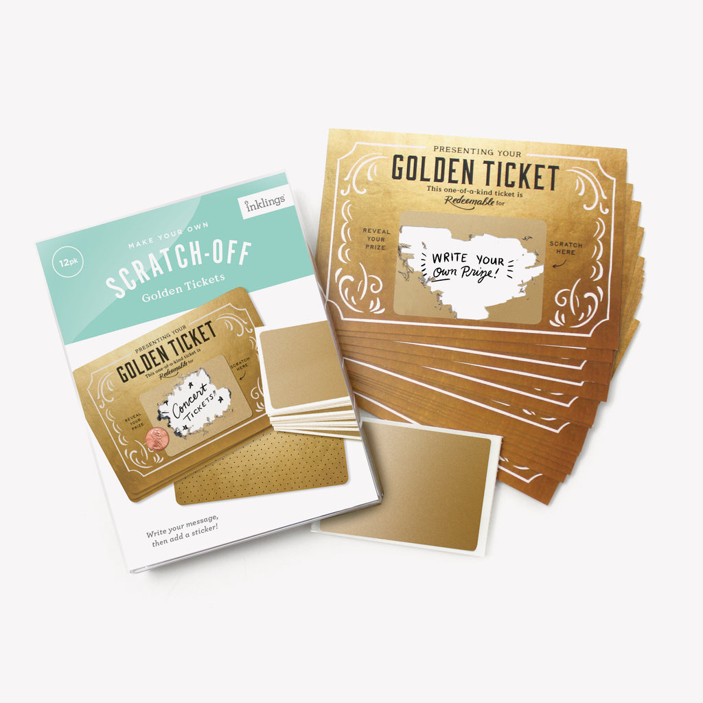 Scratch-off Golden Tickets - Box of 12