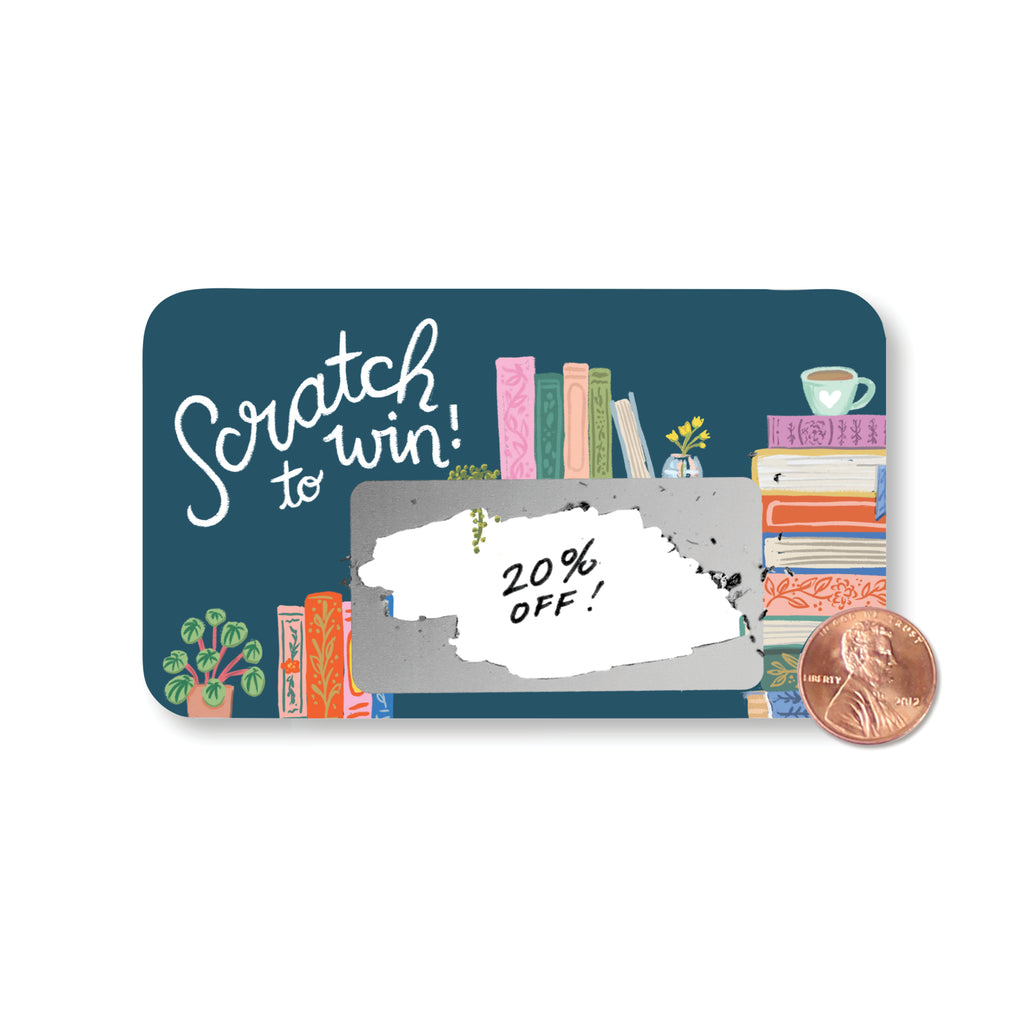 100 Customer Scratch Cards - Bookstore