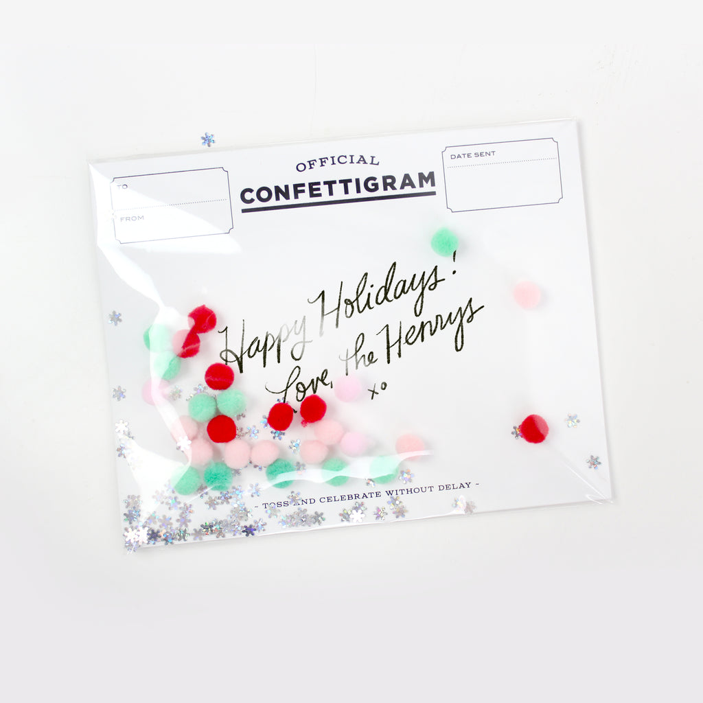 Confettigram - Christmas Pom Poms