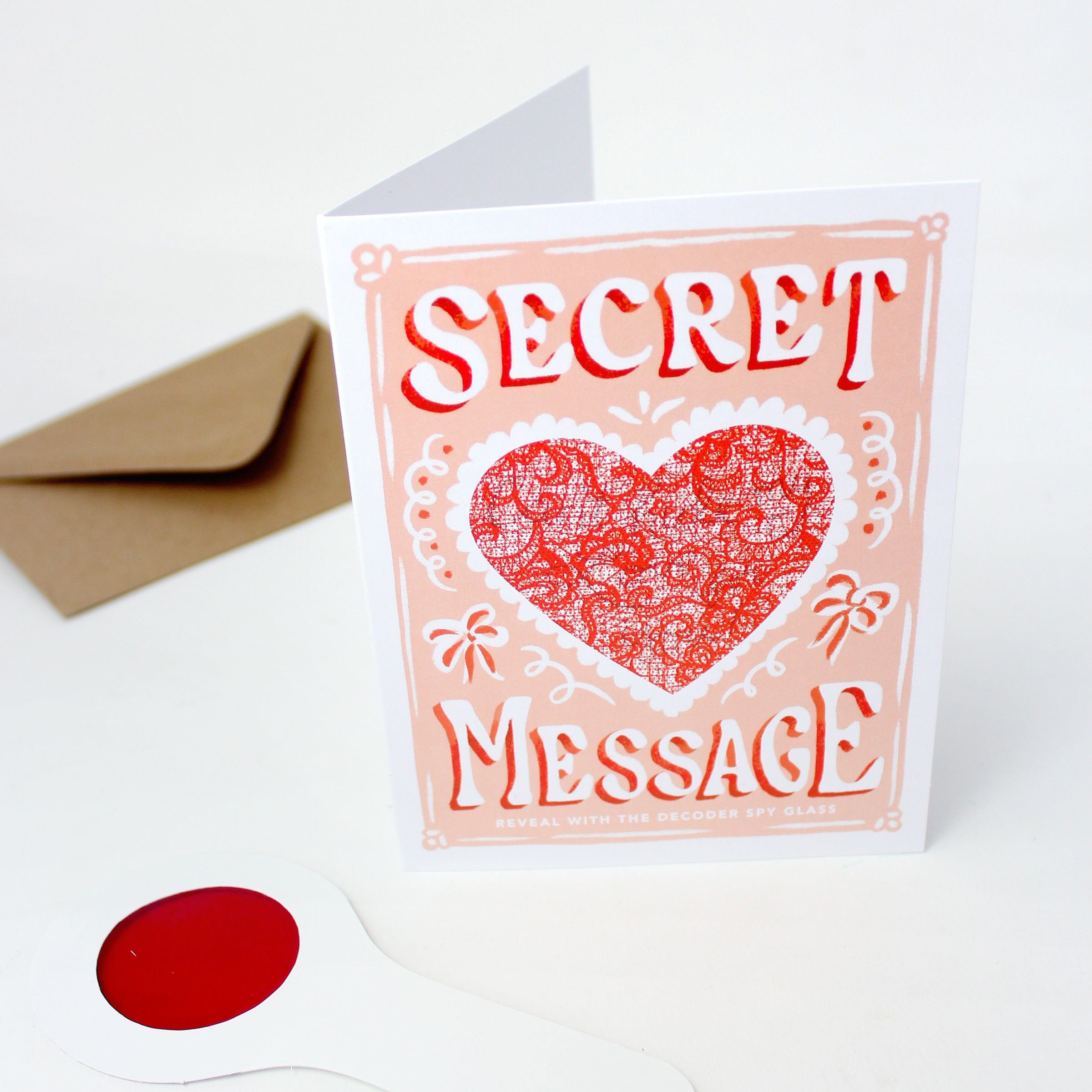 Decoder Card - Can't Hide My Love – Inklings Paperie