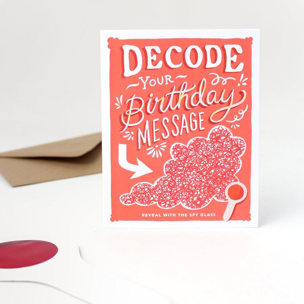 Decoder Card - Birthday Cloud