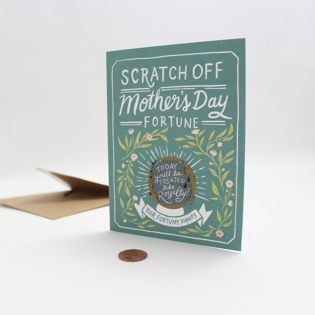 Mother's Day Fortune Scratch-off Card