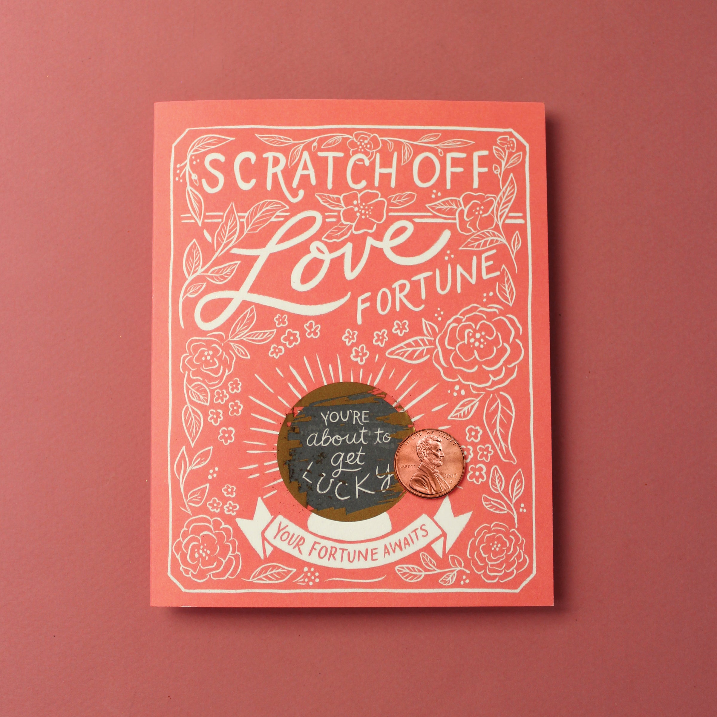 Scratch-off Fortune Card - Get Lucky – Inklings Paperie