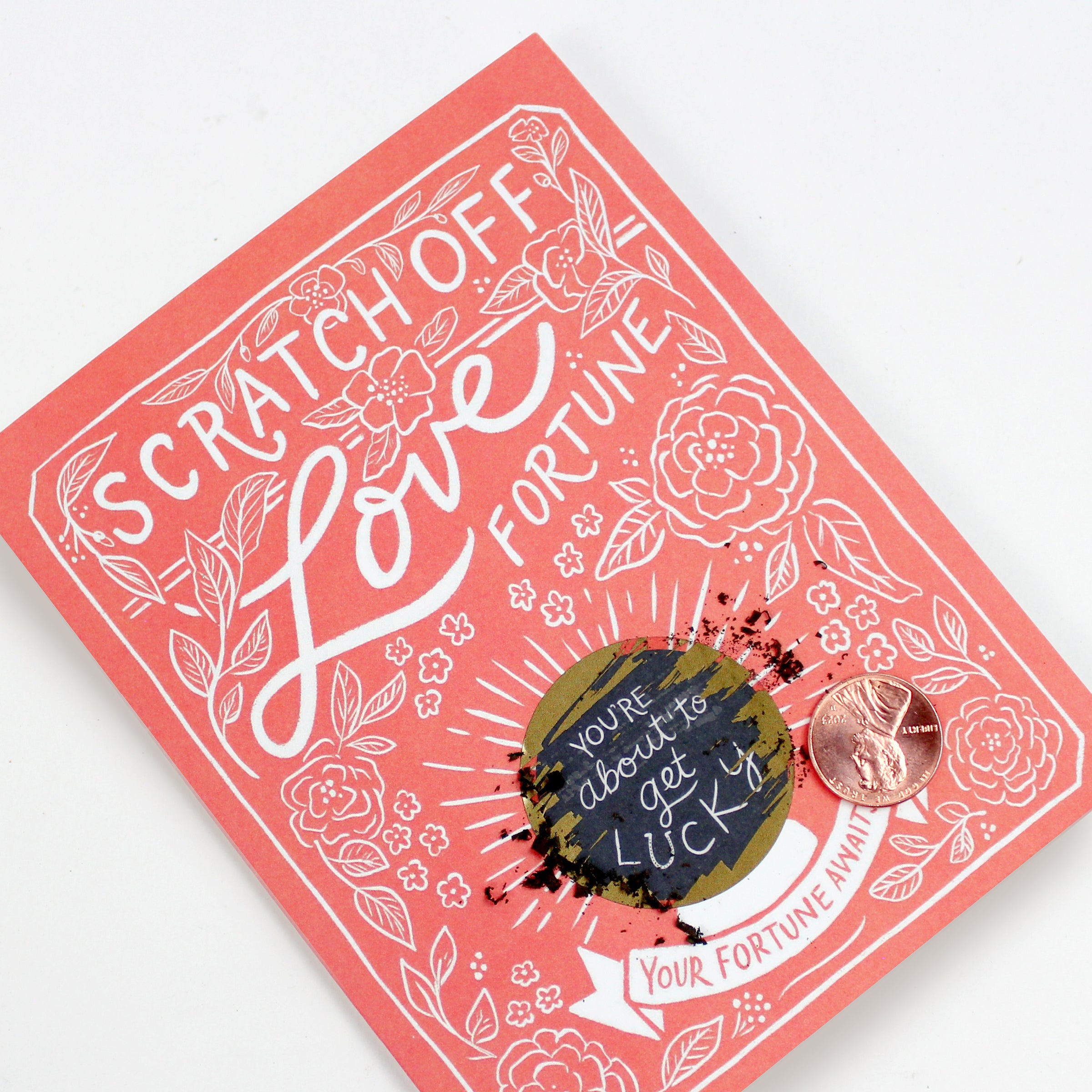 Scratch-off Fortune Card - Get Lucky – Inklings Paperie