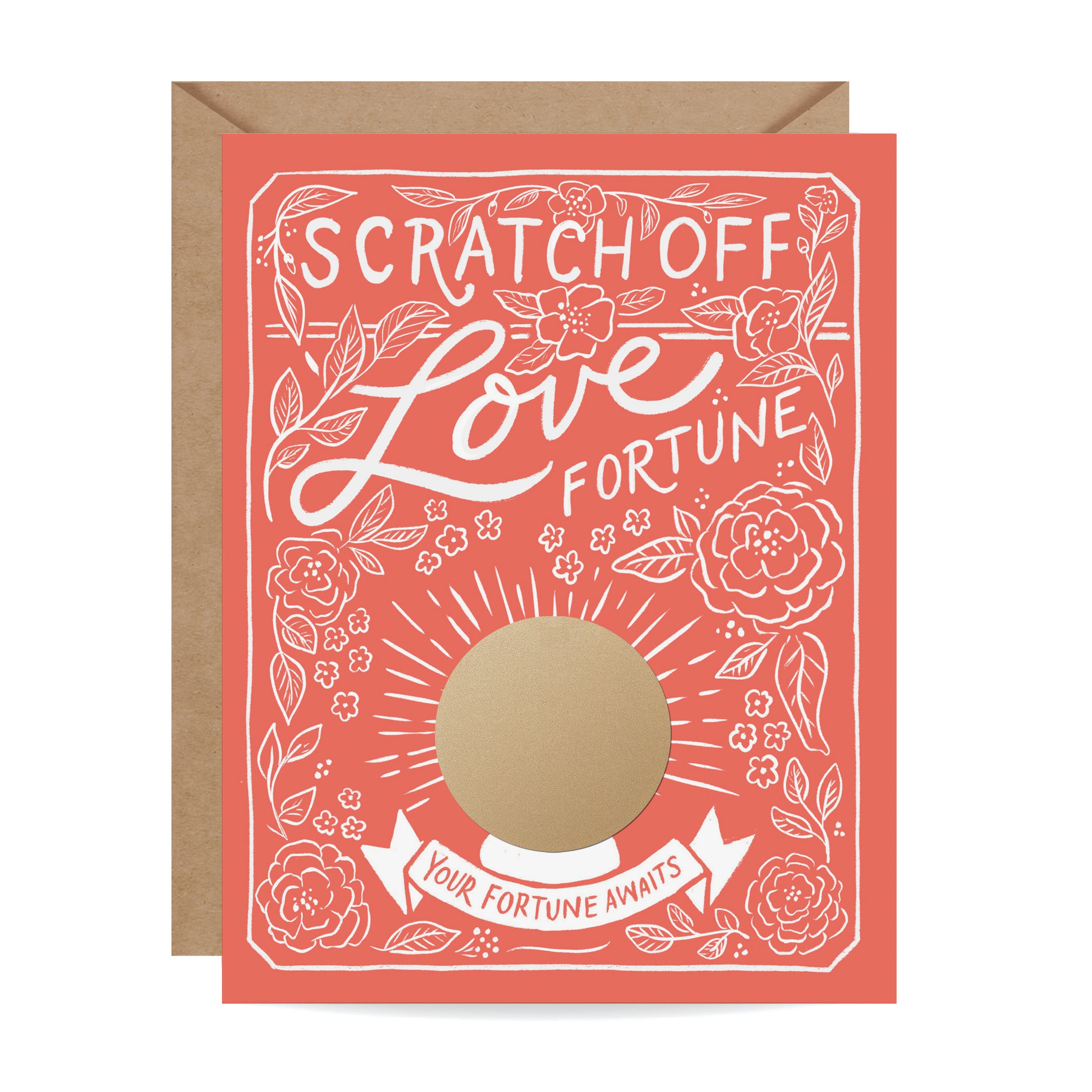 Scratch-off Fortune Card - Get Lucky – Inklings Paperie