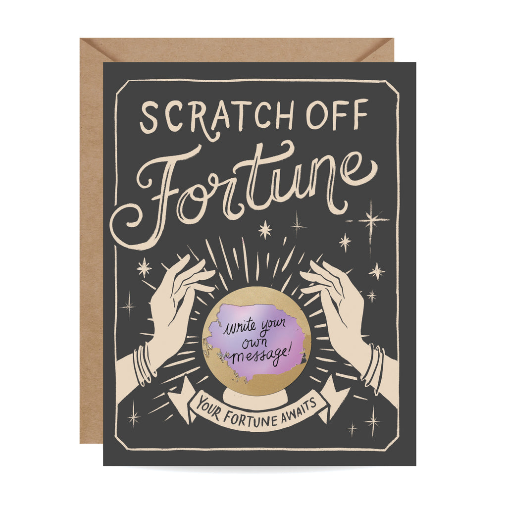 Write-in Fortune Scratch-off Card