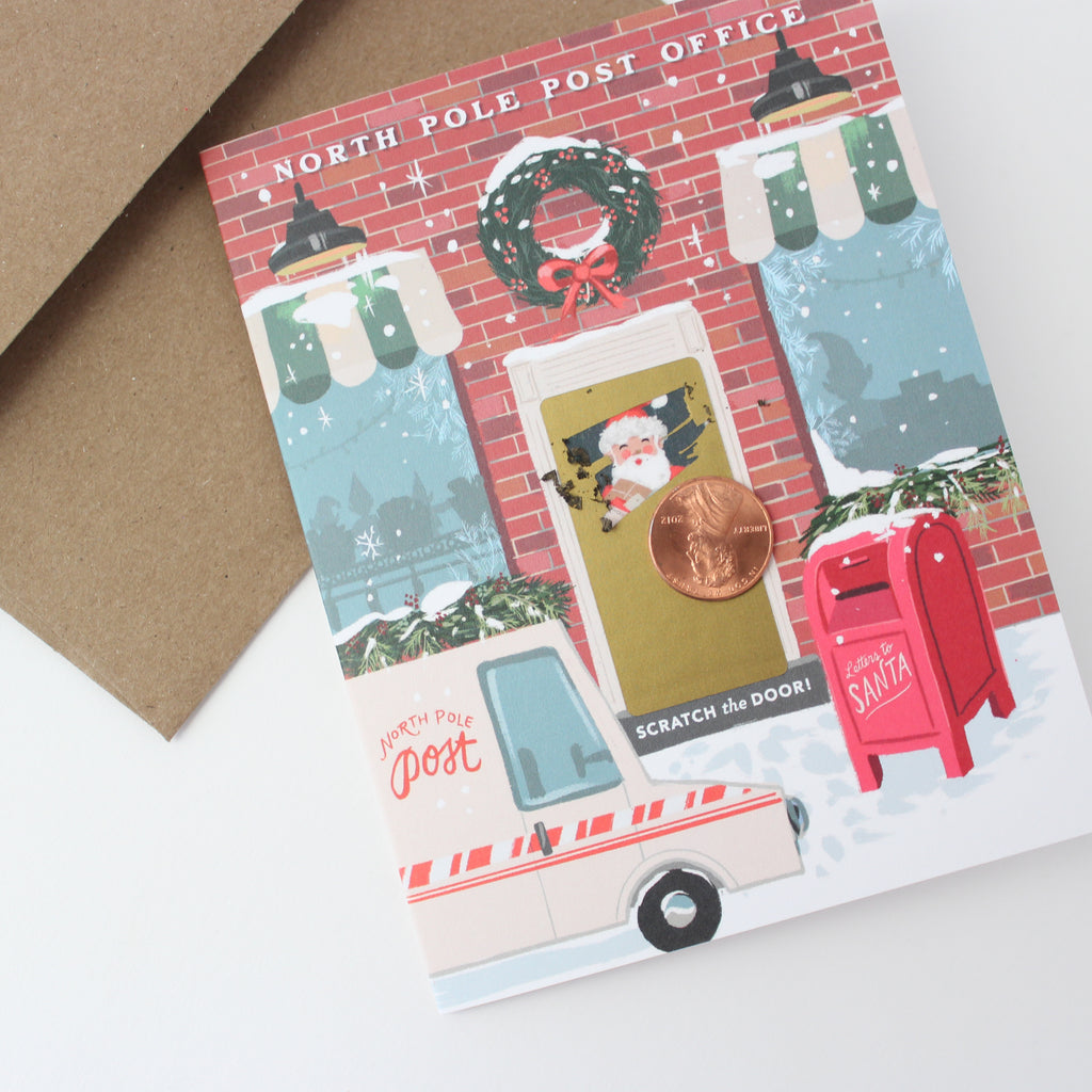 Scratch-off Card - North Pole Post Office
