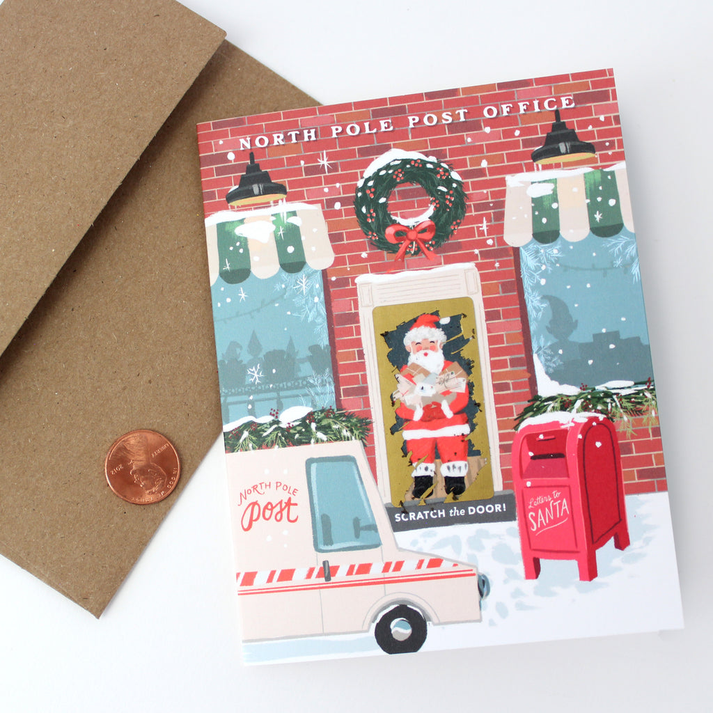 Scratch-off Card - North Pole Post Office