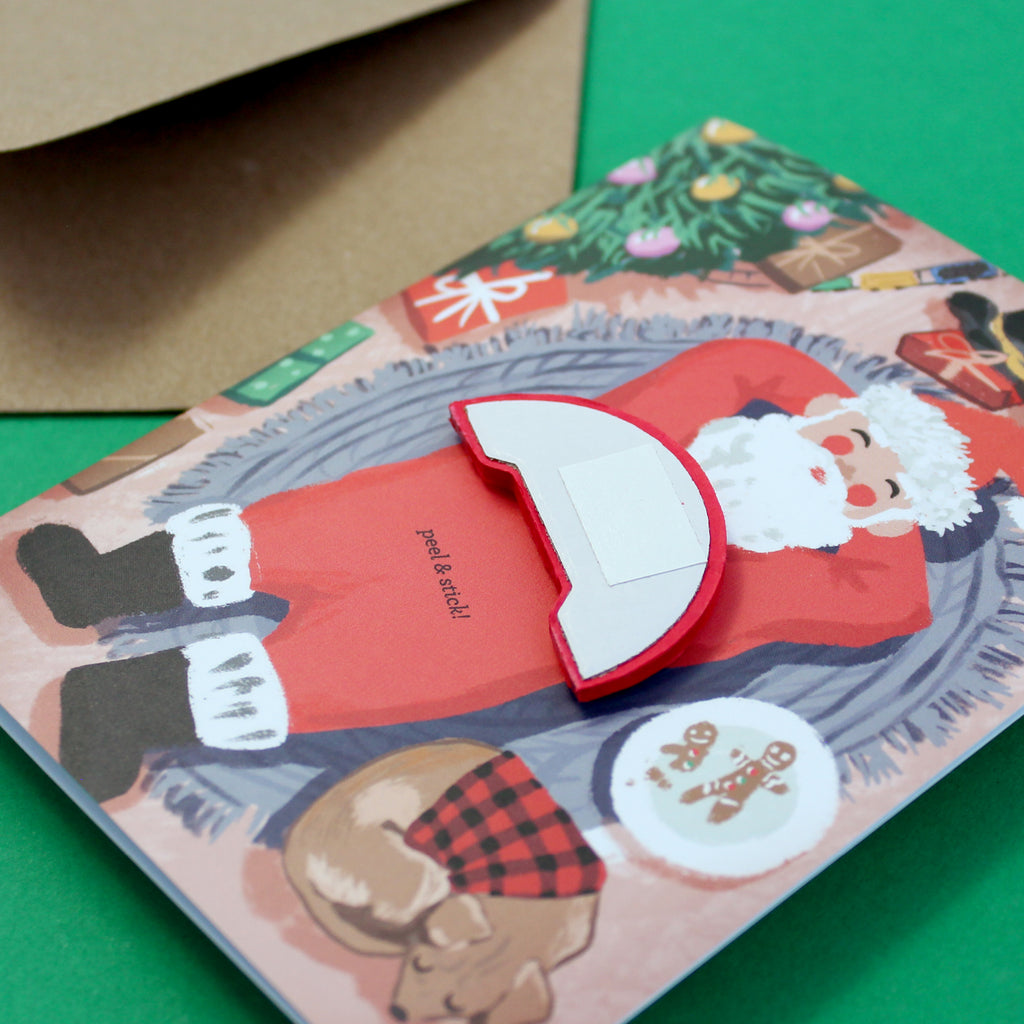 Pop-up Card - Cookie Break Santa