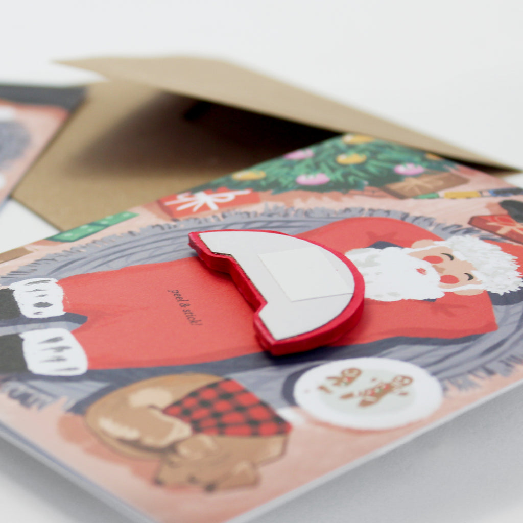 Pop-up Card - Cookie Break Santa