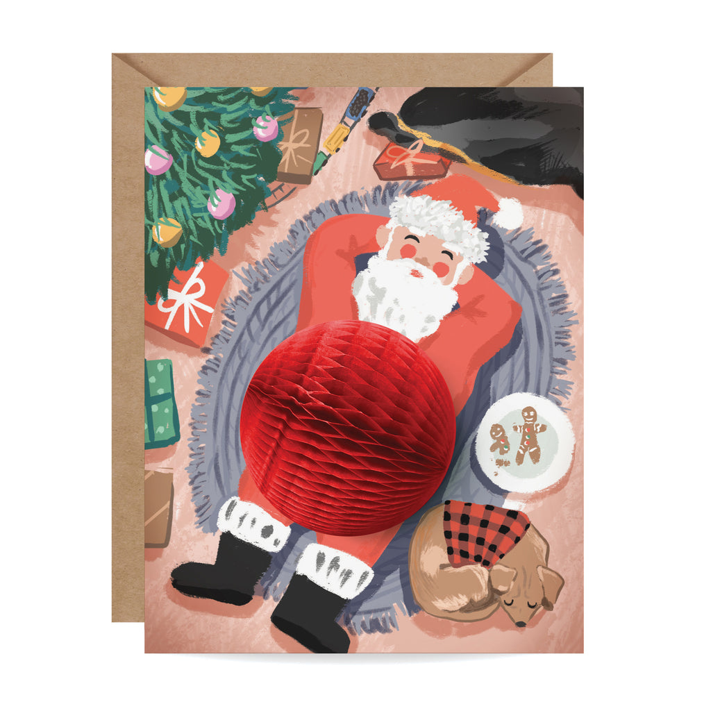 Pop-up Card - Cookie Break Santa