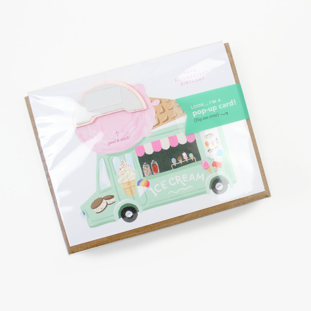 Pop-up Card - Ice Cream Truck