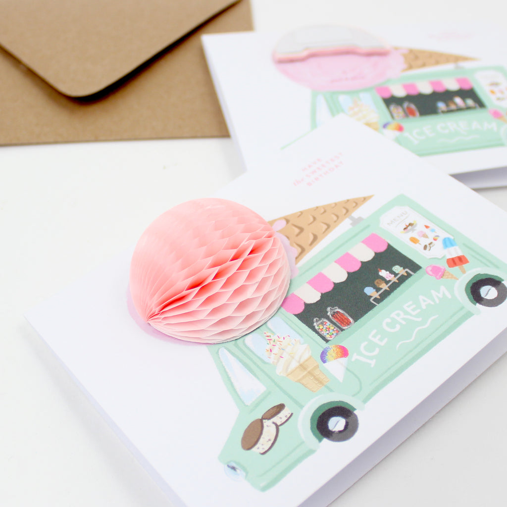 Pop-up Card - Ice Cream Truck