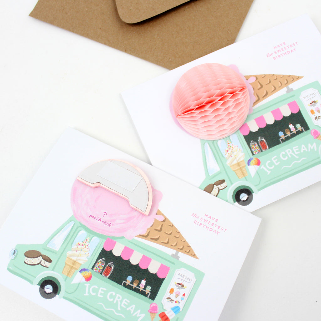 Pop-up Card - Ice Cream Truck