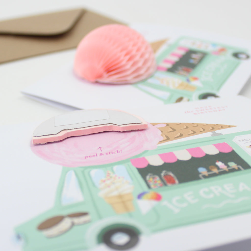 Pop-up Card - Ice Cream Truck