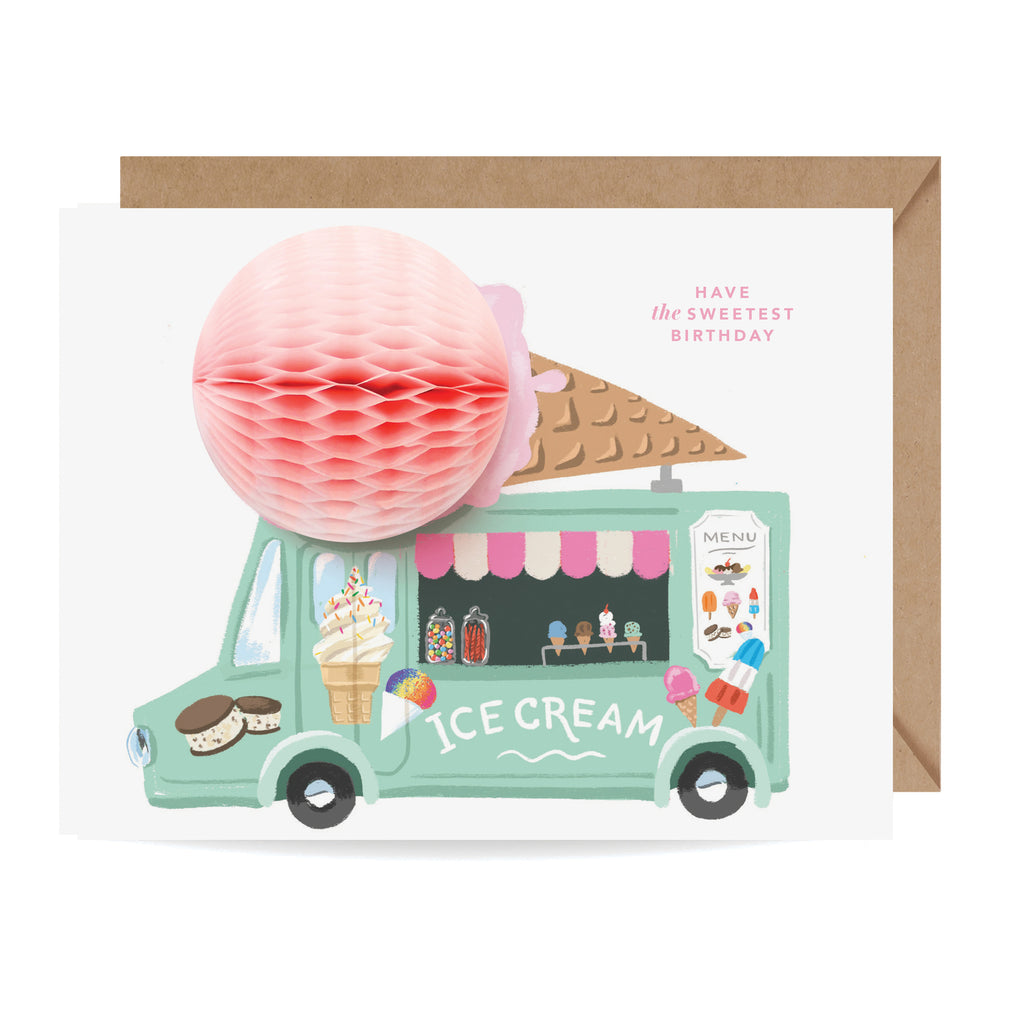 Pop-up Card - Ice Cream Truck