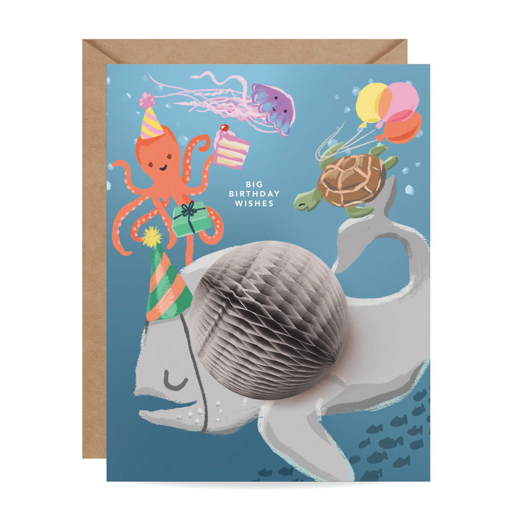 Pop-up Card - Whale