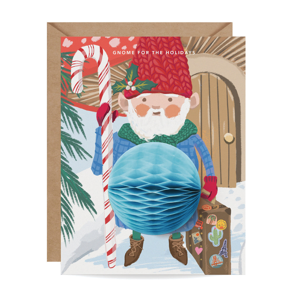 Pop-up Card - Gnome for the Holidays