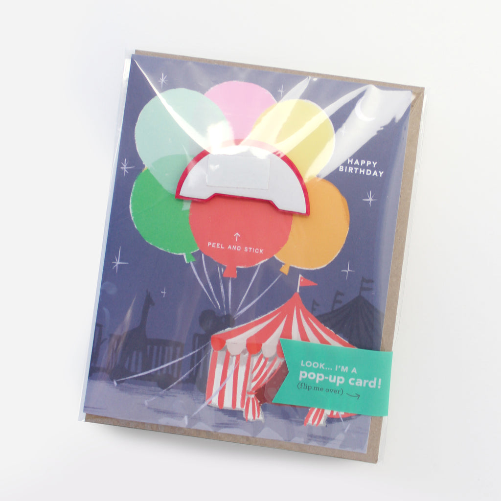 Big Top Pop-up Birthday Card