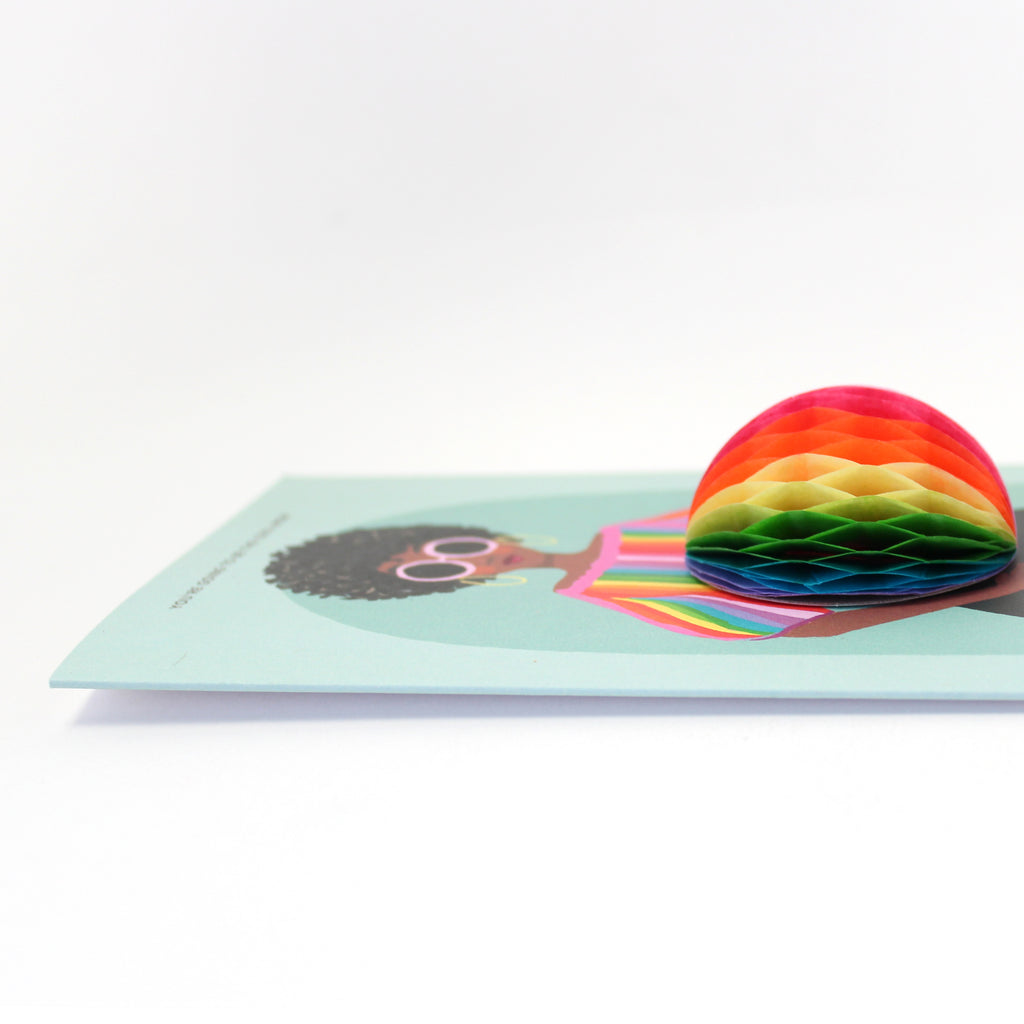 Pop-up Card - Black Cool Mom