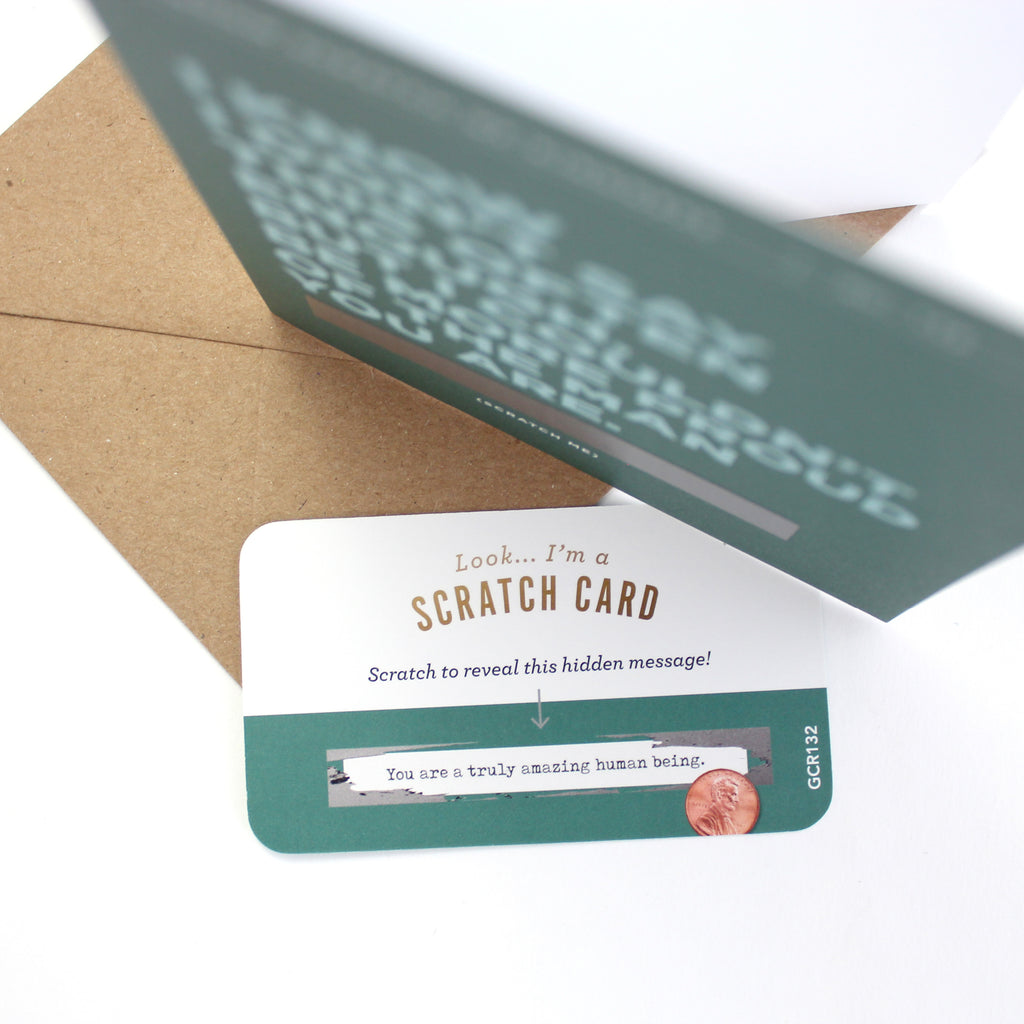 Truly Amazing Human Being Scratch-off Card