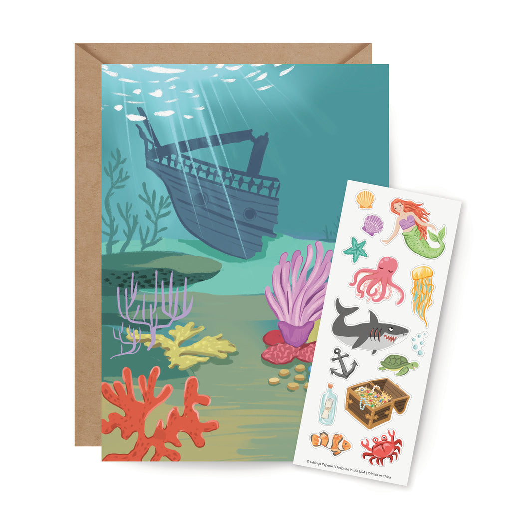 Under the Sea Sticker Scene Card