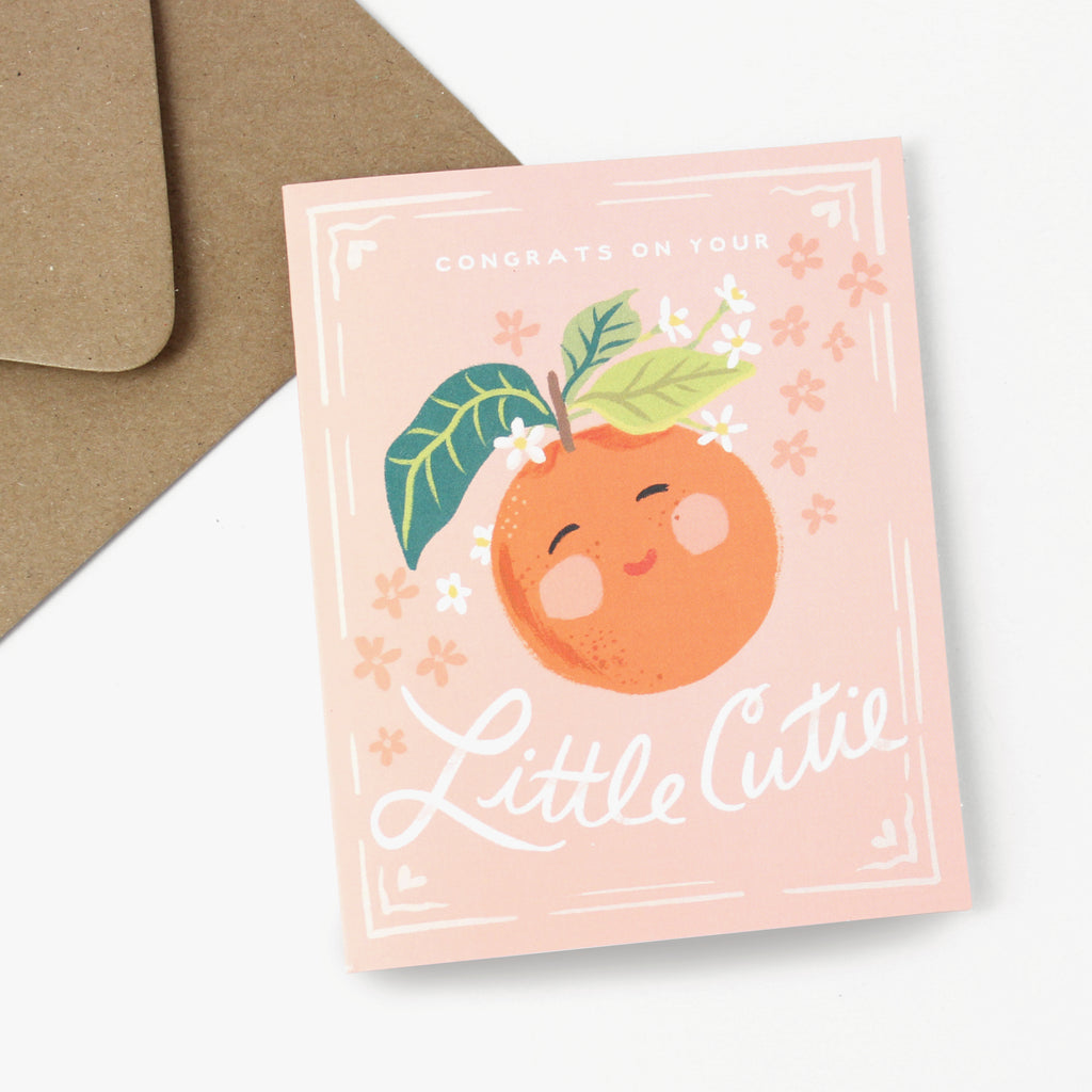 Little Cutie New Baby Card