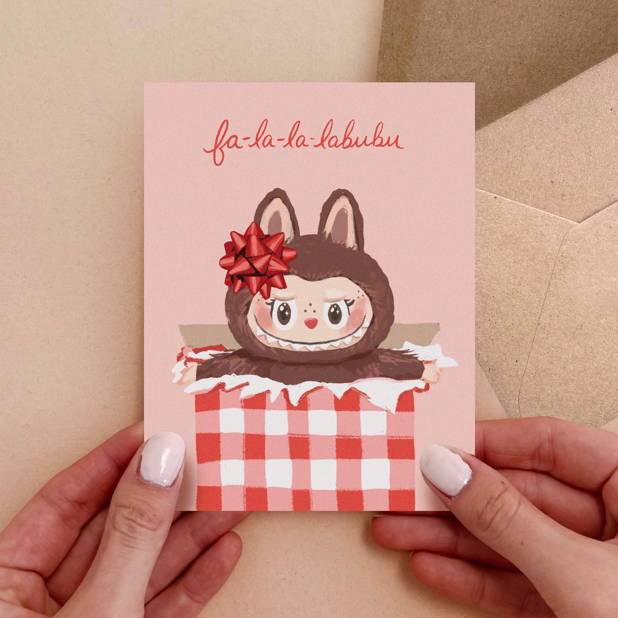 graded labubu card Fa-la-la-labubu