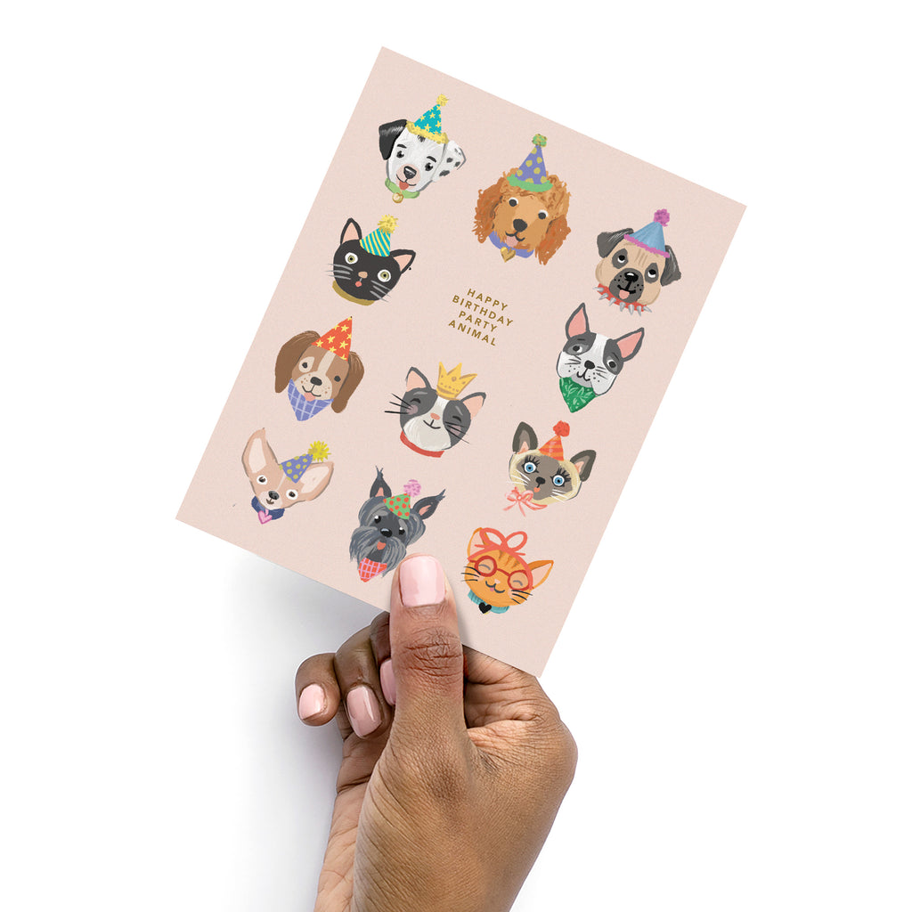 Party Animals Birthday Card