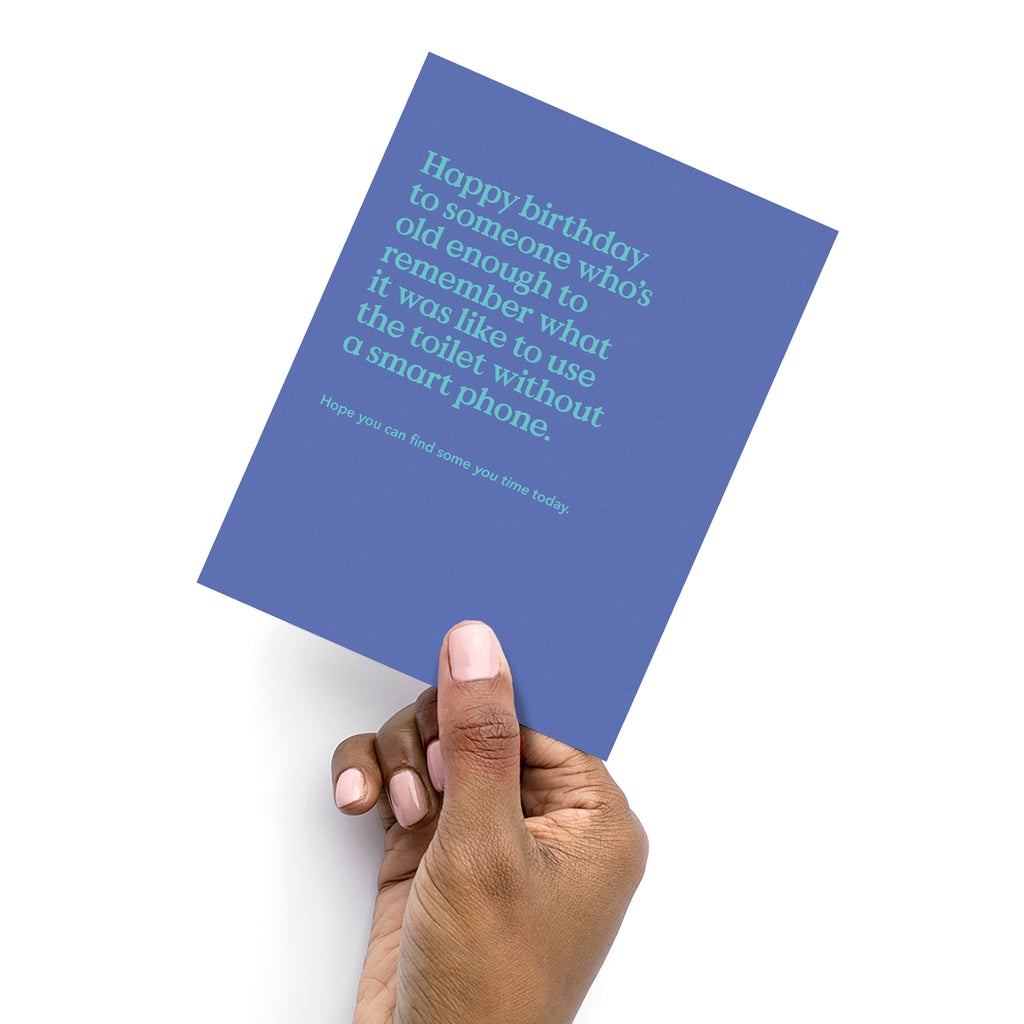 You Time Funny Birthday Card