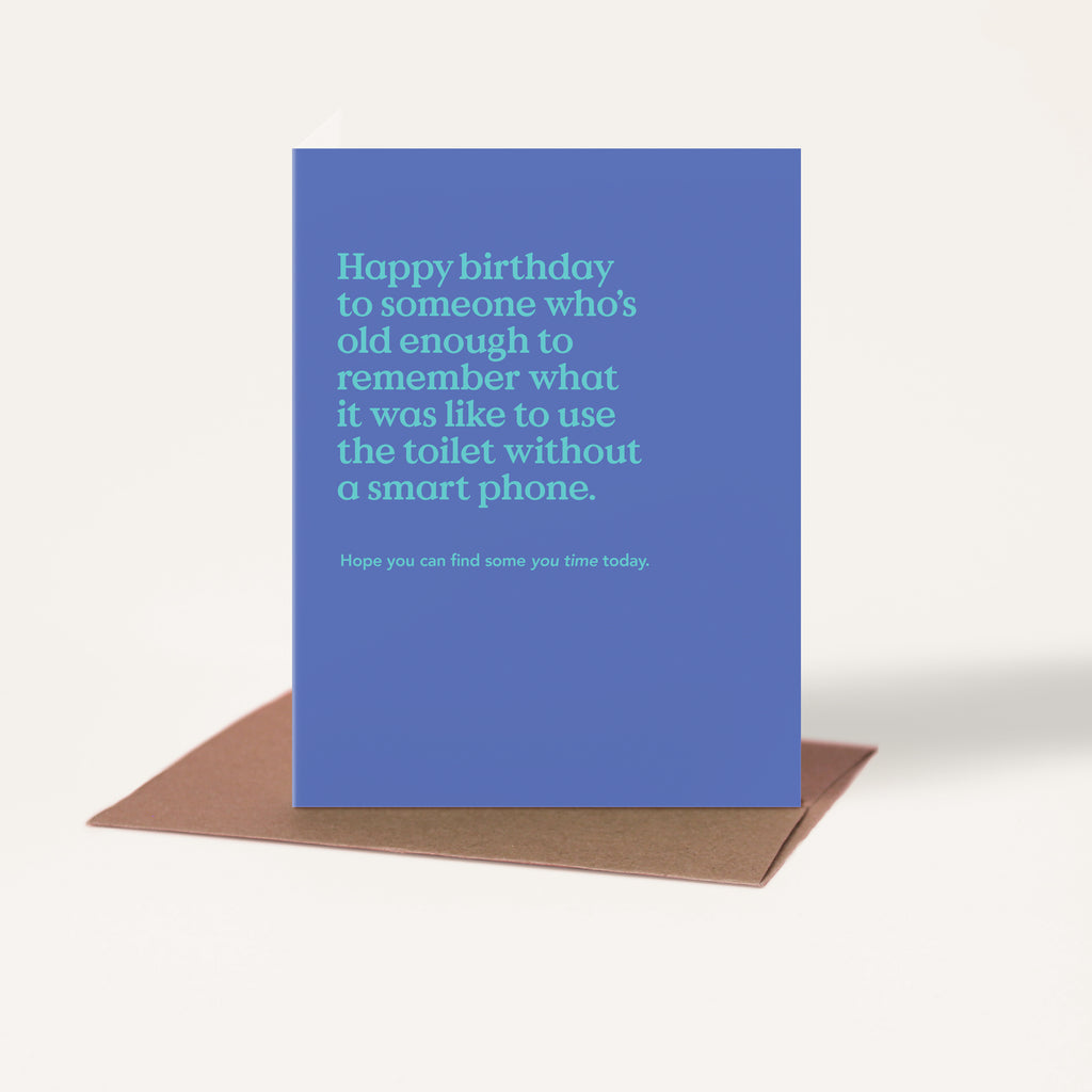 You Time Funny Birthday Card
