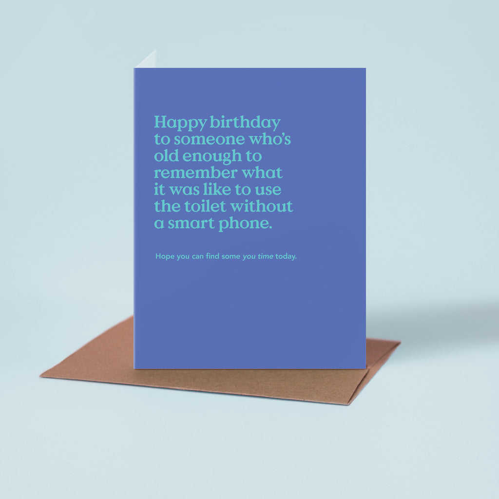 You Time Funny Birthday Card