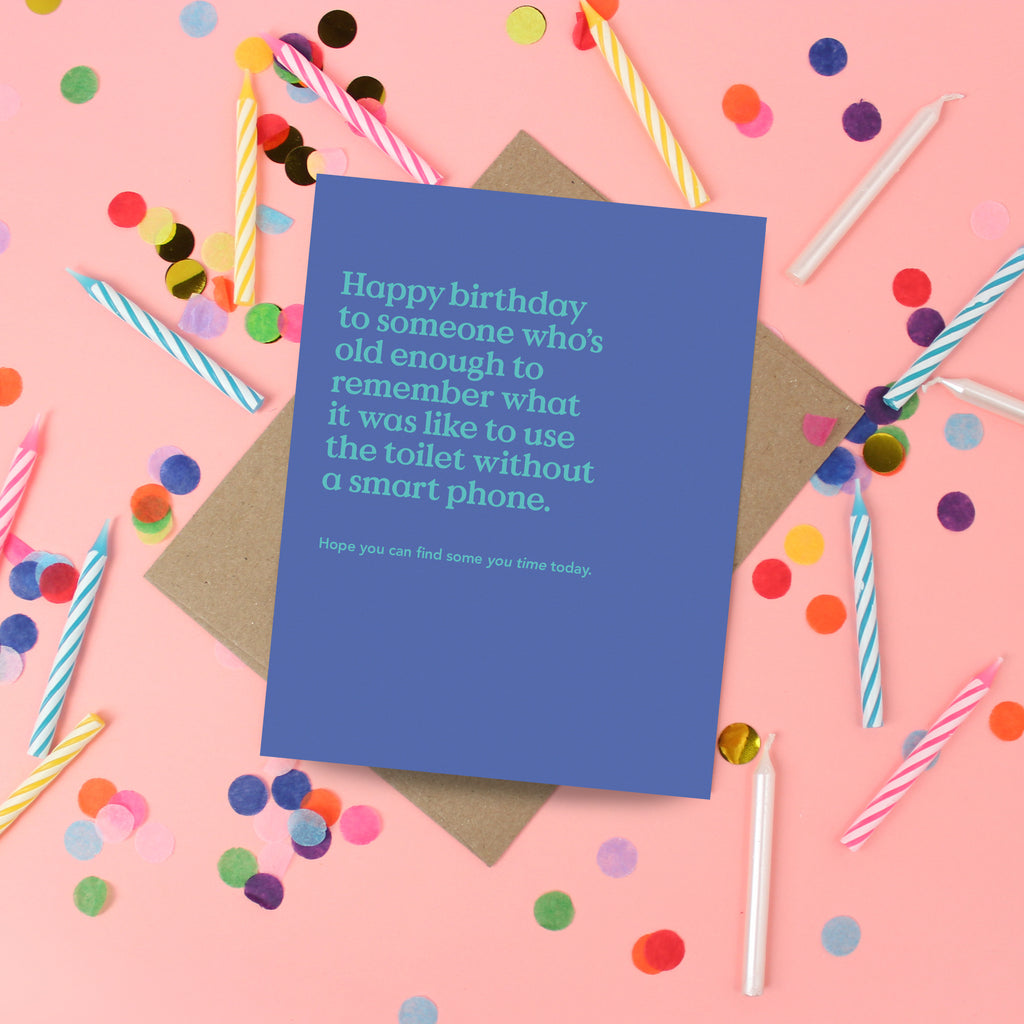 You Time Funny Birthday Card